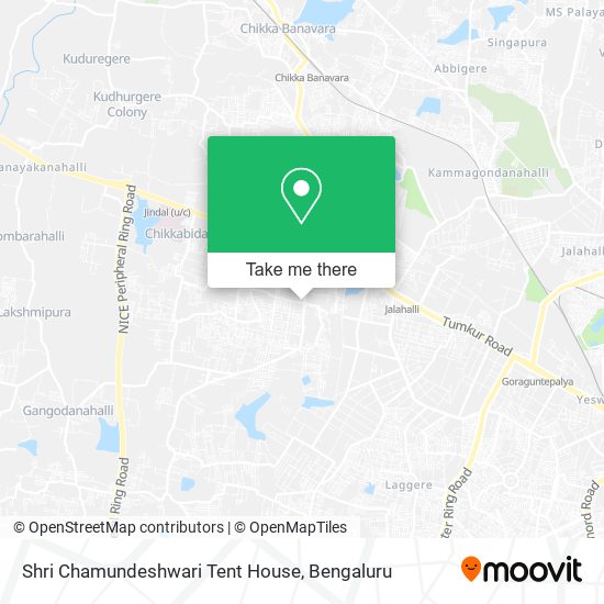 Shri Chamundeshwari Tent House map