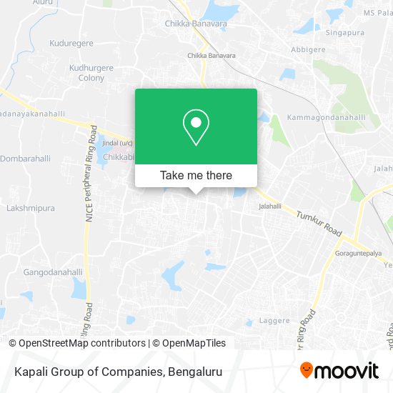 Kapali Group of Companies map