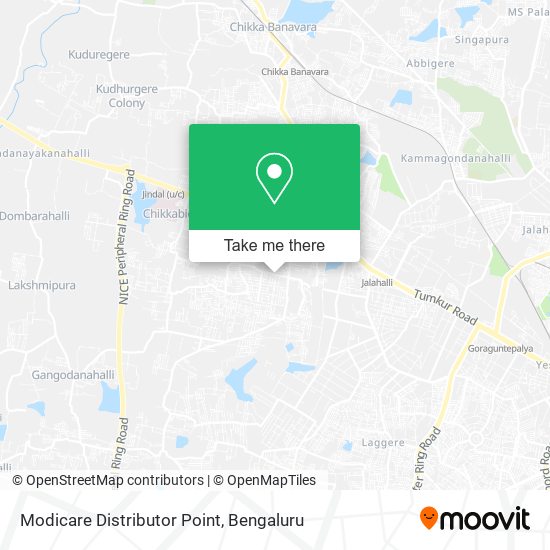 Modicare Distributor Point map