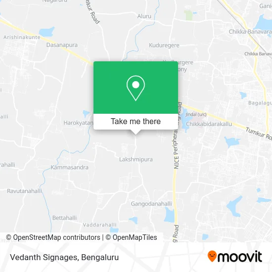Vedanth Signages map