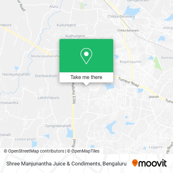 Shree Manjunantha Juice & Condiments map