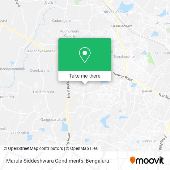 Marula Siddeshwara Condiments map