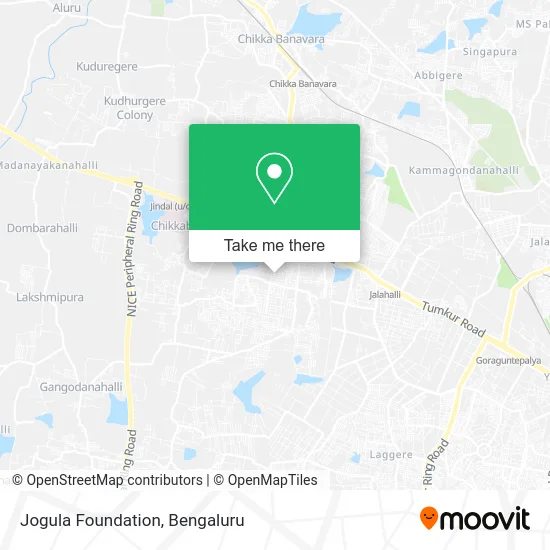Jogula Foundation map