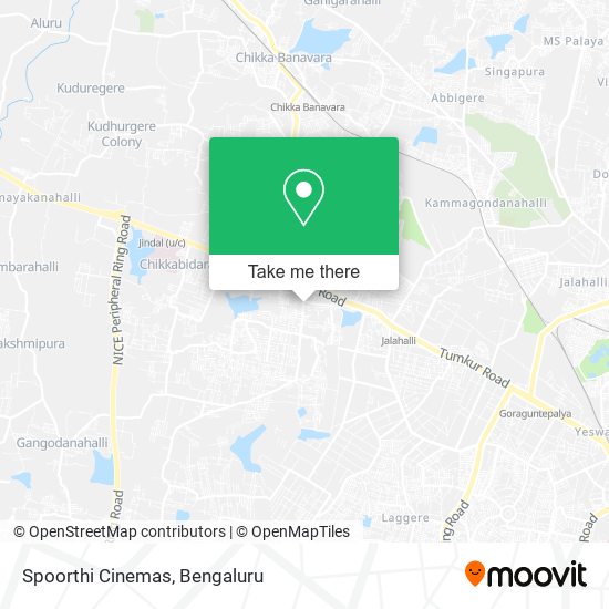 Spoorthi Cinemas map