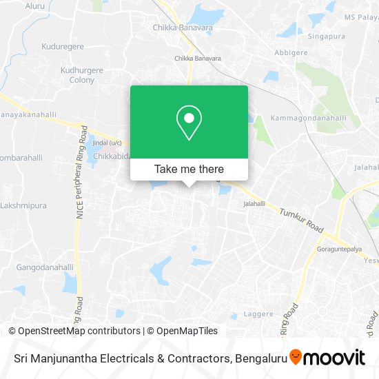 Sri Manjunantha Electricals & Contractors map