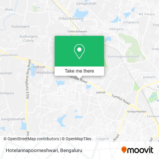 Hotelannapoorneshwari map