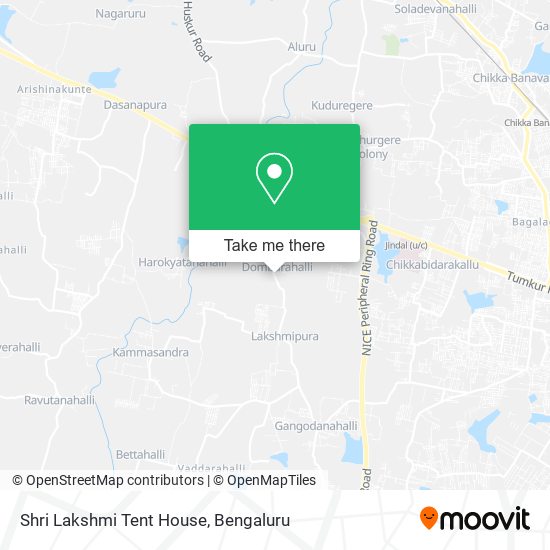 Shri Lakshmi Tent House map