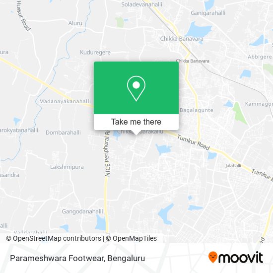 Parameshwara Footwear map