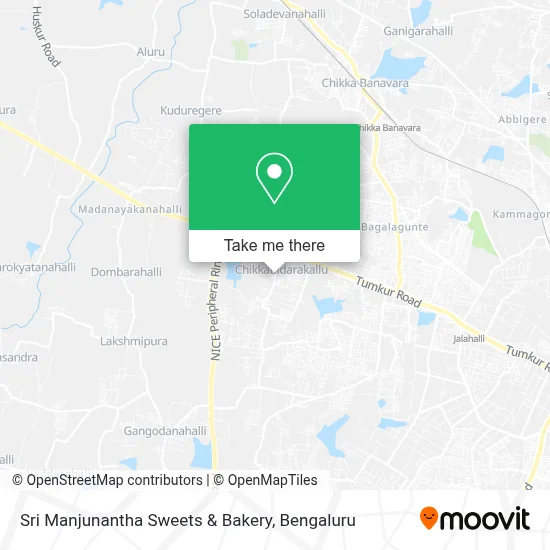 Sri Manjunantha Sweets & Bakery map