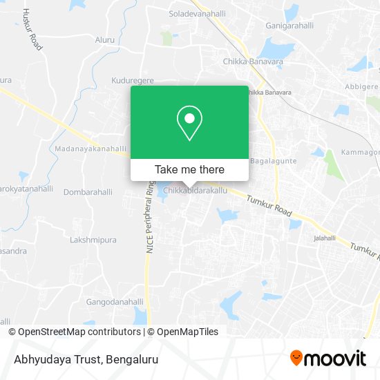 Abhyudaya Trust map