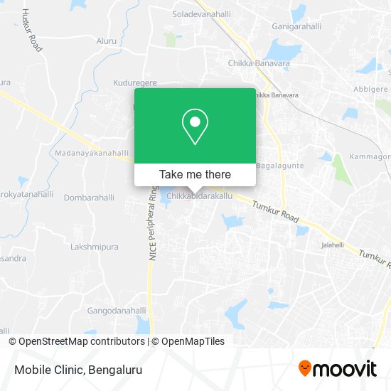 Mobile Clinic map