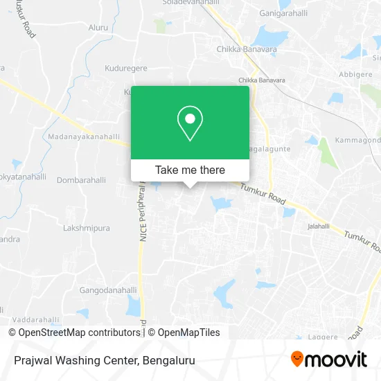Prajwal Washing Center map