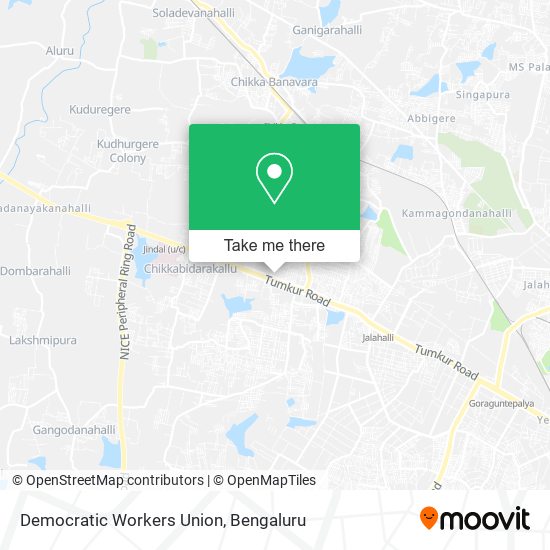 Democratic Workers Union map