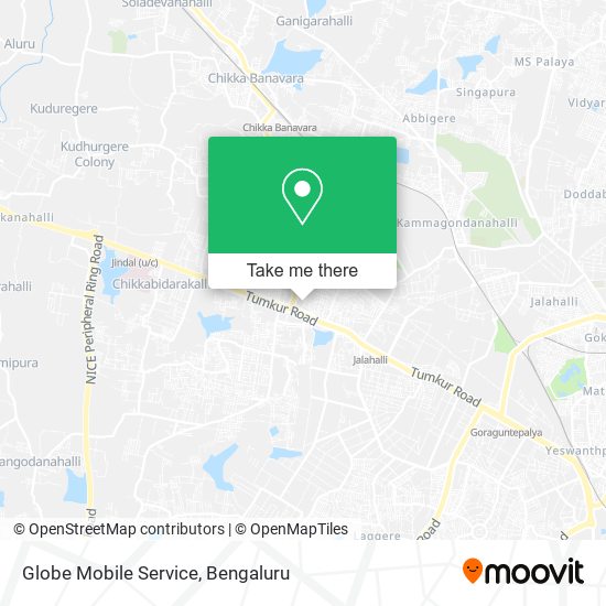 Globe Mobile Service map