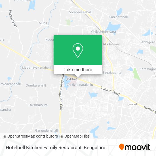Hotelbell Kitchen Family Restaurant map