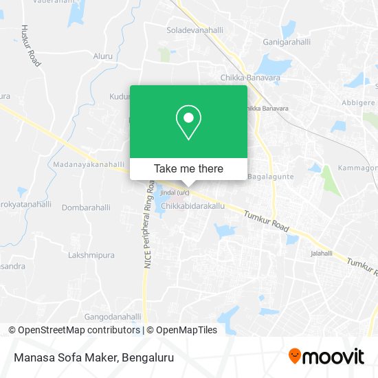 Manasa Sofa Maker map