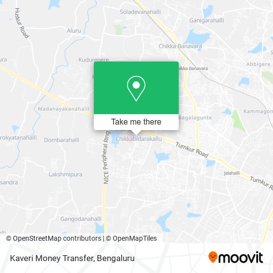 Kaveri Money Transfer map