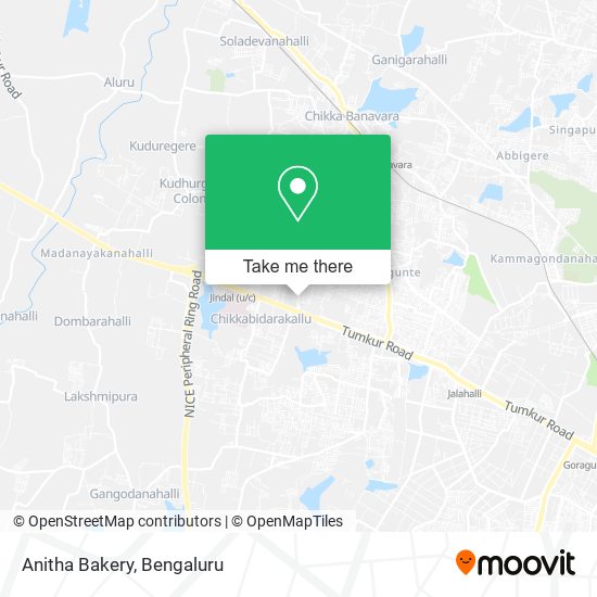 Anitha Bakery map