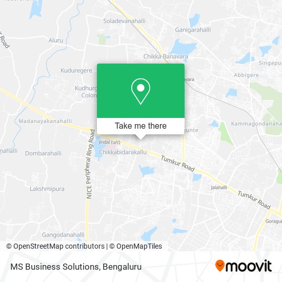 MS Business Solutions map