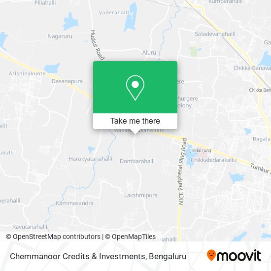 Chemmanoor Credits & Investments map