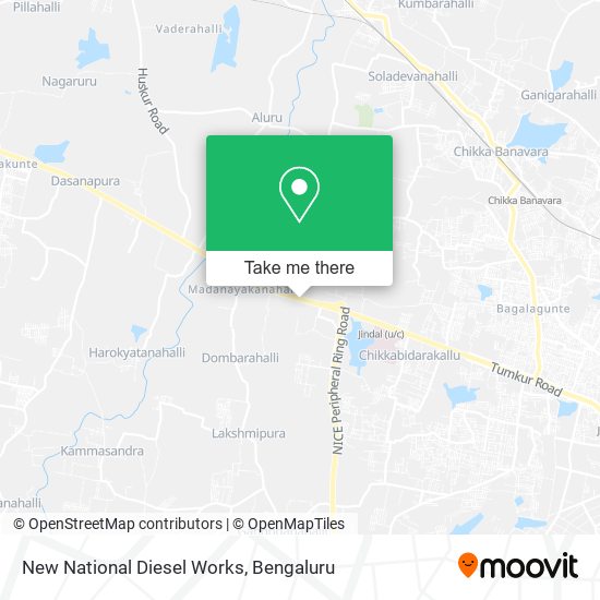 New National Diesel Works map
