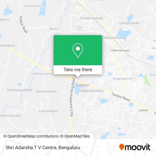 Shri Adarsha T V Centre map