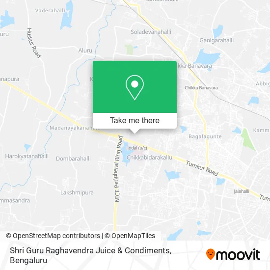 Shri Guru Raghavendra Juice & Condiments map
