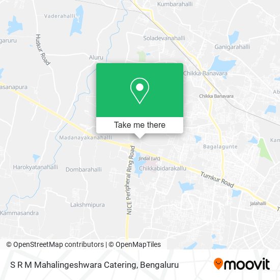 S R M Mahalingeshwara Catering map