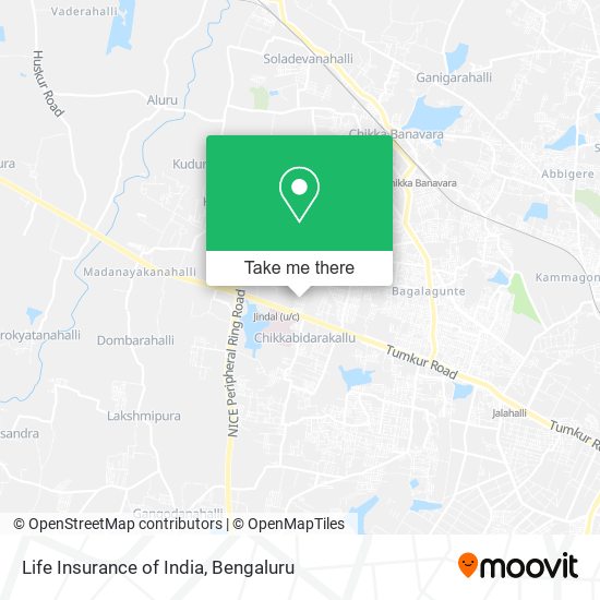 Life Insurance of India map