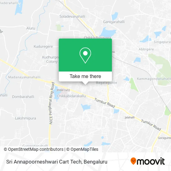 Sri Annapoorneshwari Cart Tech map