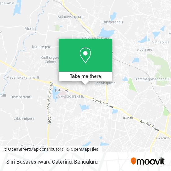 Shri Basaveshwara Catering map