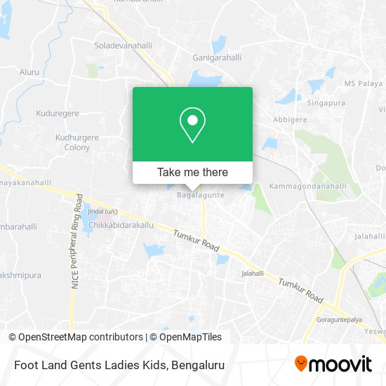 Foot Land Gents Ladies Kids map