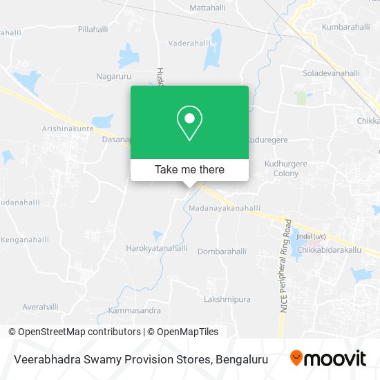 Veerabhadra Swamy Provision Stores map