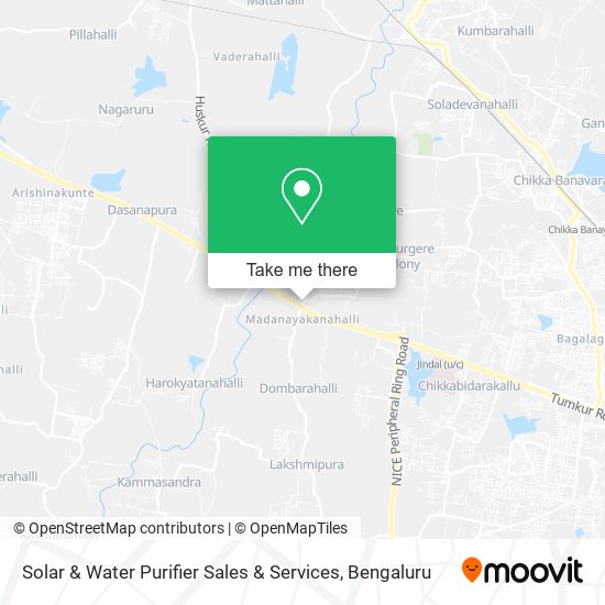 Solar & Water Purifier Sales & Services map