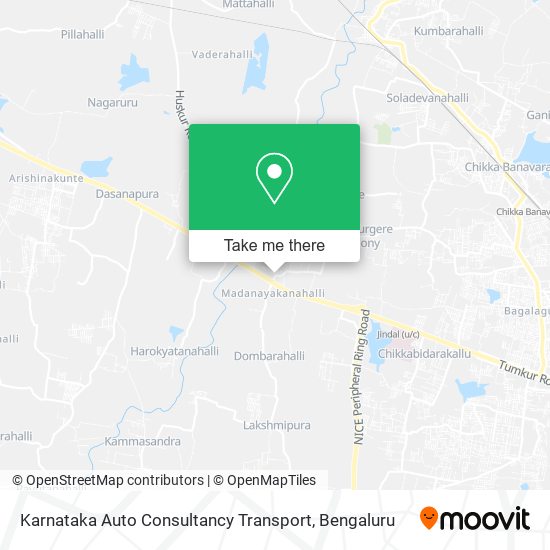 Karnataka Auto Consultancy Transport map