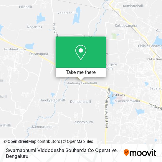 Swarnabhumi Viddodesha Souharda Co Operative map