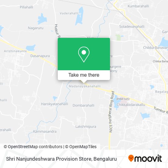 Shri Nanjundeshwara Provision Store map