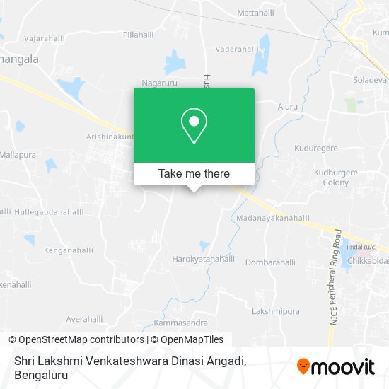 Shri Lakshmi Venkateshwara Dinasi Angadi map