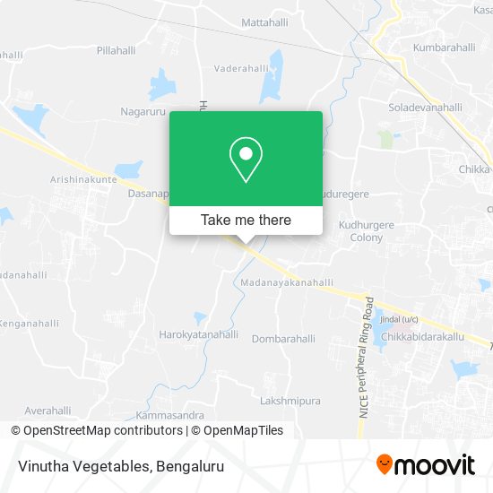 Vinutha Vegetables map