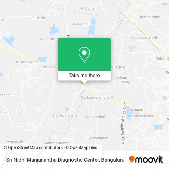 Sri Nidhi Manjunantha Diagnostic Center map