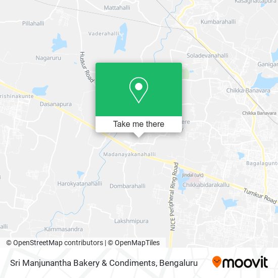 Sri Manjunantha Bakery & Condiments map