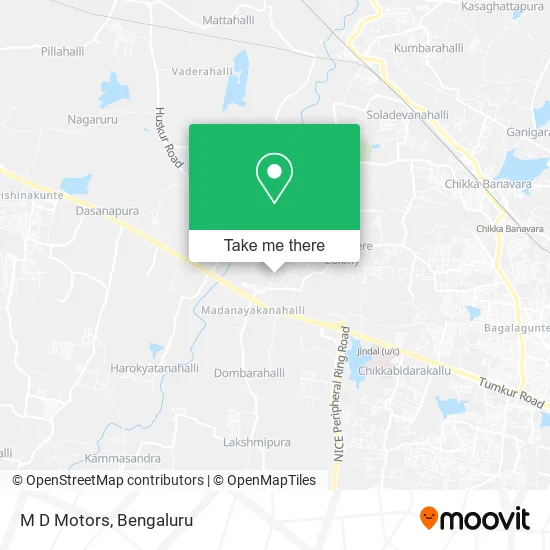 M D Motors map