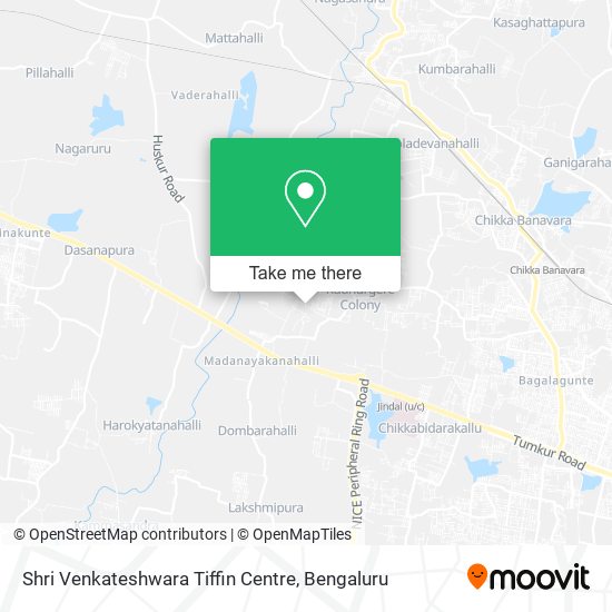 Shri Venkateshwara Tiffin Centre map