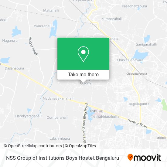 NSS Group of Institutions Boys Hostel map