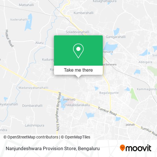 Nanjundeshwara Provision Store map