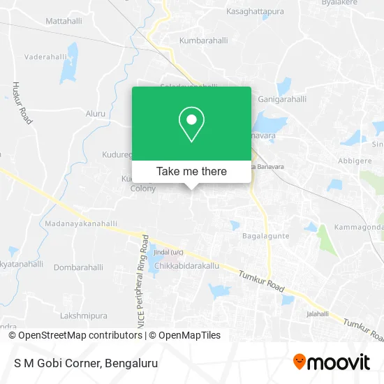 S M Gobi Corner map