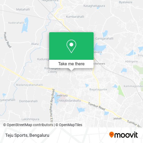 Teju Sports map