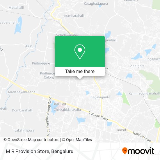 M R Provision Store map