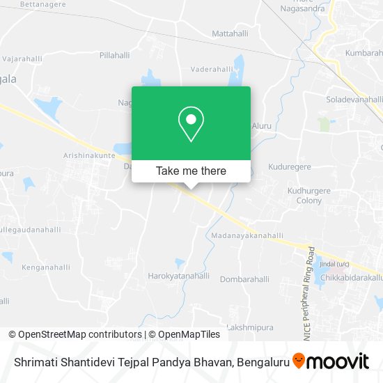 Shrimati Shantidevi Tejpal Pandya Bhavan map