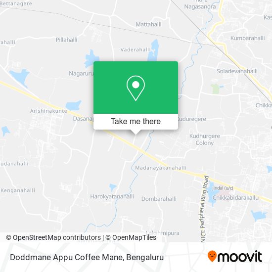 Doddmane Appu Coffee Mane map